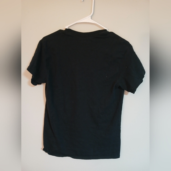 Spencer's Black Tee F Off Dead Inside Occult Pentagram Emo Goth Tee - Picture 2 of 3